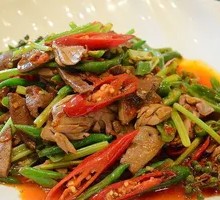 Liver and Kidney Stir-fry Rice Bowl