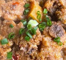 Steamed Pork Ribs with Rice Flour