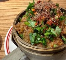 Steamed Pork Intestines with Rice Flour in Bamboo Basket