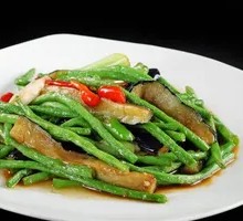Eggplant and Green Beans
