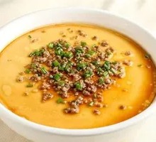 Sautéed Meat and Egg Custard