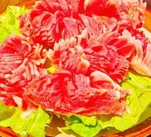 Freshly Sliced Pig's Tripe