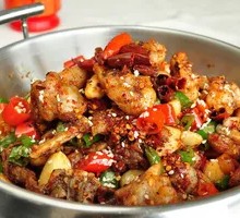 Spicy Frog Legs in Dry Pot
