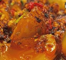 Green Pepper and Century Egg