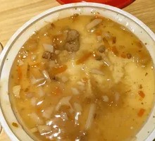 Minced Meat Steamed Egg