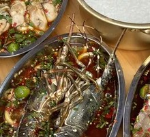 Raw-marinated Spiny Lobster