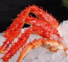 Steamed and Frozen King Crab