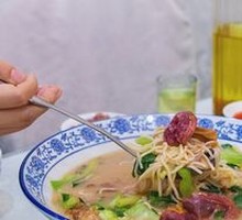 Red Mushroom Noodle Soup