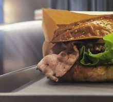 Foie Gras Mushroom Burger