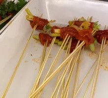 Celery Beef Skewers