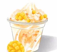 Mango Boba Sundae