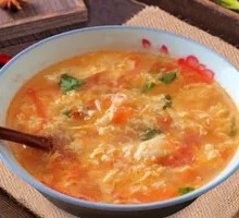 Tomato Egg Drop Soup