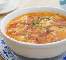 Tomato Egg Drop Soup