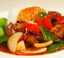 Potato and Pork Rib Rice Bowl