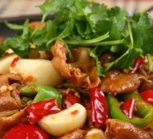 Spicy Pork Intestines Stir-fry