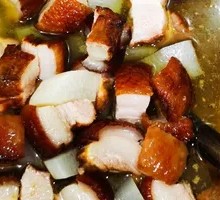 Braised Radish with Pork Belly