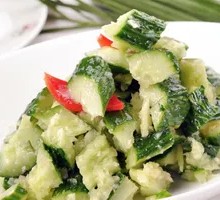 Garlic Cucumber Salad