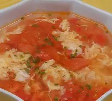 Tomato Egg Drop Soup
