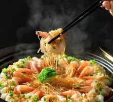 Steamed and Grilled Fresh Shrimp