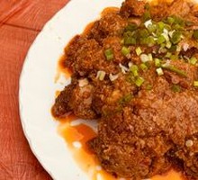 Steamed Pork Ribs with Rice Flour