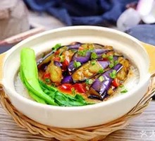 Eggplant Stewed with Small Carp