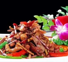 Spicy Stir-Fried Pork Leg Salad