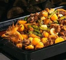 Stewed Chicken with Green Beans and Potatoes
