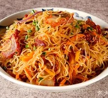 Ham and Egg Fried Rice Noodles