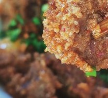 Steamed Pork Ribs with Rice Flour