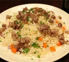Crispy Rice Beef Fried Rice