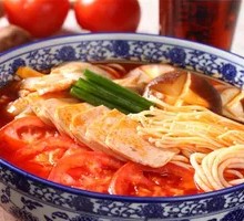 Ham Sausage Hot Pot Noodles