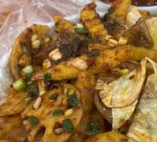 Fried Potato Flowers