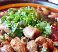 Spicy Pig Intestine and Rabbit