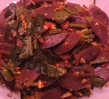 Spicy Duck Gizzard Salad