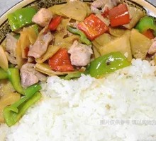 Rabbit Meat Rice Bowl