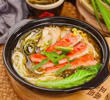 Sour Cabbage Crab Stick Noodle Soup