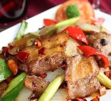 Sichuan-style Pork with Green Pepper and Salted Vegetable