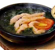 Sea Vegetable Chicken Slime Soup