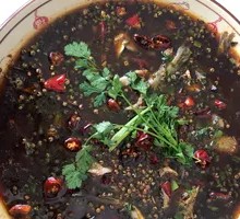 Red Soup Mandarin Fish