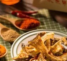 Golden Fried Enoki Mushrooms