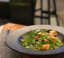 Basil Pesto Rice with Salmon
