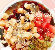 Glutinous Rice Cake with Ice Jelly