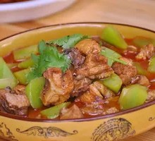 Bamboo Shoot and Mushroom Braised Chicken Rice