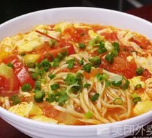 番茄鸡蛋炒拉面