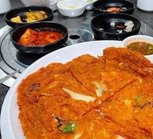 Kimchi Pork Pancake