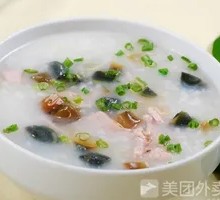 Century Egg and Pork Porridge