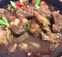 Braised Pork Ribs with Rice