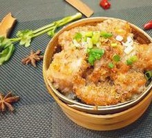 Steamed Pork Ribs with Rice Flour