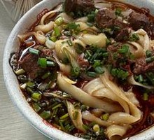 Large Portion Spare Rib Knife-Sliced Noodles