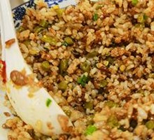 Pork lard rice拌